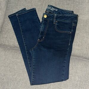 American Eagle Women’s Dark Blue Skinny Jeans